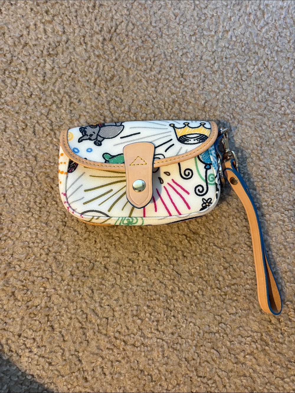 Dooney & Bourke Multicolor Disney Print Wristlet